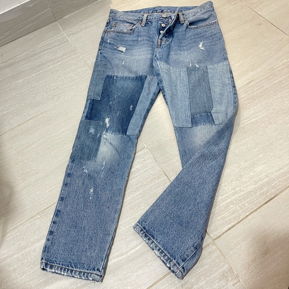 Levi's Denim - Levi's 501 CT Patched Work Jeans Size 30
